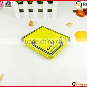 Packing Metal Color Printing Small Rectangle Empty Tobacco Tin Can thumbnail-1
