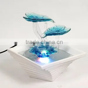Glass Water Fountain for Desktop Decoration thumbnail-3