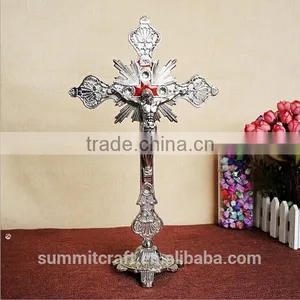 Church Decoration Metal Religious Jesus on the Cross Figures thumbnail-5