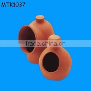Terra Cotta Salt Container thumbnail-1