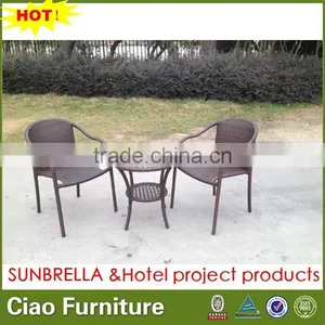 Outdoor Furniture Rattan Garden Table Set thumbnail-1