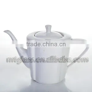Handmade White Ceramic Porcelain Cooking Pot Tea Pot thumbnail-1