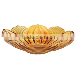 High Quality Profession and Luxury Friut /candy/ Ash Plate/ Newest Design Glass Centerpiece Crystal Fruit Plate/ Ashtray BHL-P16 thumbnail-1