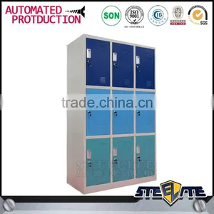 Fireproof 9 Door Steel Staff Clothes Wardrobe Locker thumbnail-5