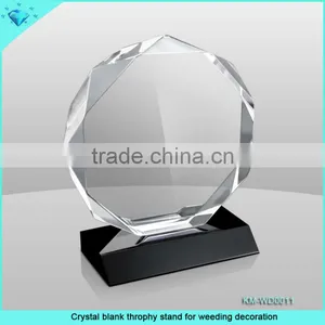 Crystal Blank Throphy Stand for Weeding Decoration thumbnail-1
