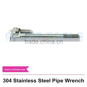 Non-magnetic 304 Stainless Steel Pipe Wrench American Type,SS Pipe Vice,Rustless Steel Tools thumbnail-1