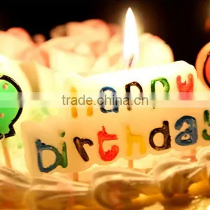 Colourful Character and Balloon Happy Birthday Candle thumbnail-2