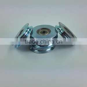1.3 Inch Rope Pulley U Groove Wheel Diameter 35mm Thickness 8mm Bearing 635ZZ Item: 358R-635ZZ thumbnail-2