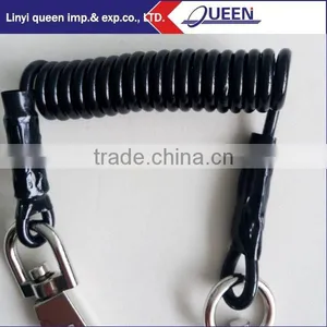 High Quality Carabiner Coiled Tool Plastic Coil Lanyard From China at Wholesale Price thumbnail-2