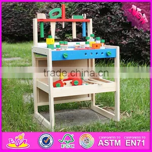 2016 New Design Baby Wooden Tool Toy Set, Wholesale Kids Wooden Tool Toy Set, Educational Children Wooden Tool Toy Set W03D069 thumbnail-6