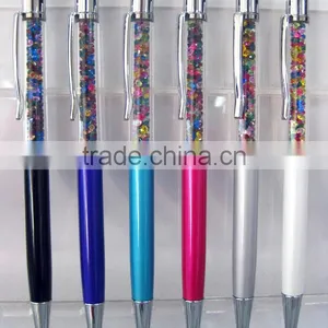 New Fashional Metal Touch Crystal Diamond New Ball Pen/promotional Ball Pen/shining Ball Pen thumbnail-1