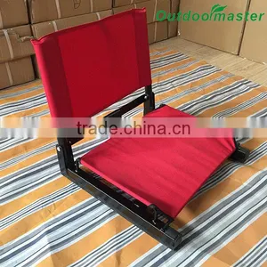 Portable Cheap Take Easy Folding Red Football Stadium Seat thumbnail-2