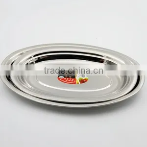 Oval Stainless Steel Plate & Dishes for Sale thumbnail-1