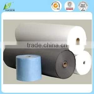 2015 Good Quality Spunlace Nonwoven Fabric for Wet Wipe in White Color thumbnail-2