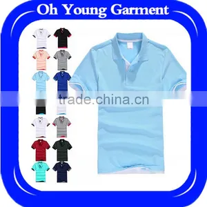 New Men's Polo Shirt Cheap Men's Cotton Polyester Polo Shirt Short-sleeved Shirt thumbnail-1