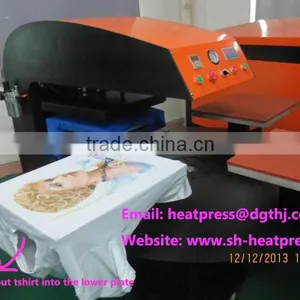 Fast Printing Speed Four Stions Heat Transfer Press Machine for Mass Prioduction of Tshirts thumbnail-5