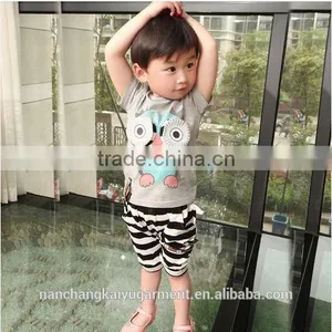 Boy Kids Funny Printed 100%cotton t Shirt thumbnail-1