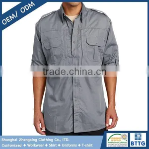 Shanghai Factory Supply Autumn/Fall Spring Tactical Shirt for Police Officer thumbnail-6