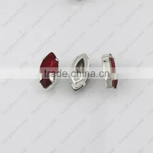 DZ-3017 Fashion Point Back Light Siam Horse Eye Crystal Beads for Dress From China Supplier thumbnail-3