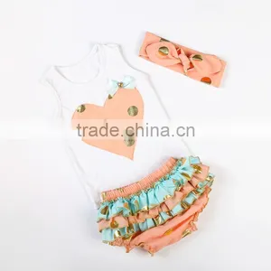 Wholesale Baby Clothing Set , Gold Baby Cotton Outift, New Style Clothes in Stock thumbnail-2