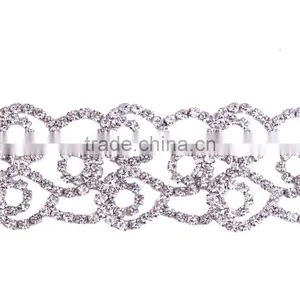 Women Fashionable Rhinestone Gems Choker Necklace for Girls thumbnail-6