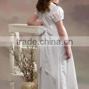Hot Selling White 1-6 Years Old Baby Girls Summer Long Dress thumbnail-3