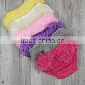 Comfortable Baby Clothes Lace Ruffle Bloomer Infnat Baby Shorts Bloomer thumbnail-3