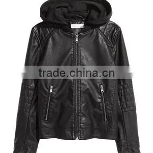 Manufacturer Price Custom Motorcycle Kids Leather Jacket Boys thumbnail-5