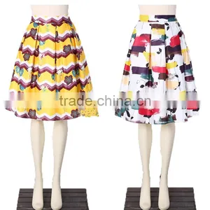 Z&M Ladies Short Skirt Designs Skater Skirt African Long Skirt thumbnail-1