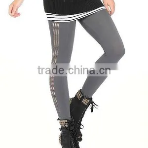 Fashion Diamonds Ironning Seamless Ladies Leggging thumbnail-1