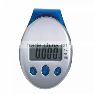 Deluxe Multi-Function Pedometer - Counts Steps, Miles, Kilometers, Calories, Records up to 99,999 Steps and Comes With Your Logo thumbnail-3
