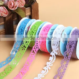 1.5cm*1m Multicolor Lace Tape,PVC Tape DIY Washi Tape Cartoon Characters Adhesive Paper Tape thumbnail-2