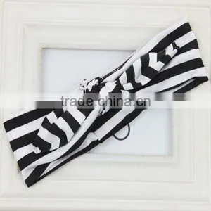 2015 Newest Cotton Baby Knot Headband,Stripe Cotton Headbands thumbnail-6