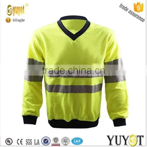 Hi-Vis Fluorescent 3M Reflective Tape 100%cotton Sweatshirt thumbnail-1