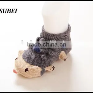 3D Animal Cartoon Design Non-slip New Born Baby Fashion Soft Socks for Infant thumbnail-6