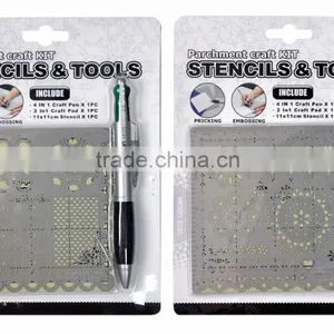 Parchment Craft Kit - Stencil & Tool thumbnail-3