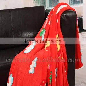 Warm Coral Fleece Flannel Fleece Knitted Baby Blanket thumbnail-2