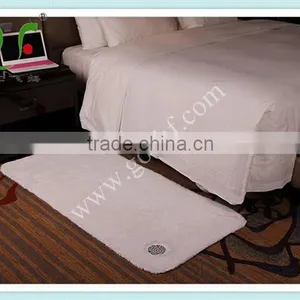 5 Star Standards 100% Cotton White Embroidery Hotel Mat Bath Mat thumbnail-3