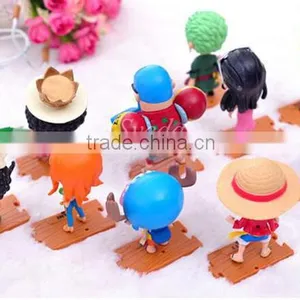 Hot Japanese Animation One Piece Action Figure PVC Doll Toys One Piece Q Version Figure thumbnail-2