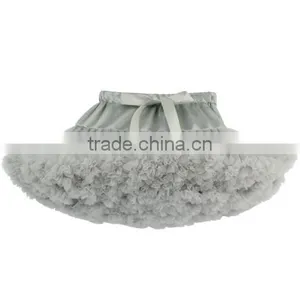 Top Quality Fancy Mini Lovely Skirt Baby Tutu Cake Smash Design Colorful Lace Chiffon Baby Girls Petti Skirts thumbnail-2