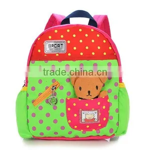Fancy Cartoon Bear Kids Backpacks thumbnail-3