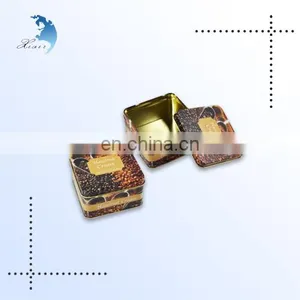 Customized Promotional Printed Square Metal Tin Box Chocolate Tin Box thumbnail-1