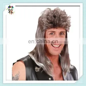 80's Mens Fancy Dress Pat Sharp Mullet Carnival Wigs HPC-0009 thumbnail-1