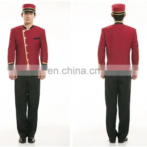 Winter Custom Men's Hotel Doorman Reception Uniform Manufacturer thumbnail-2