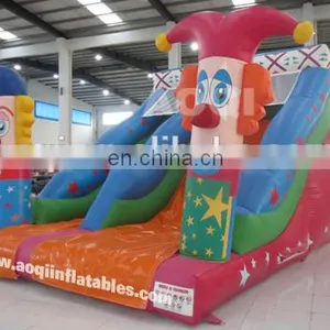 AOQI Attraction Super Quality Big Discount Inflatable Clown Slide for Commercial Use thumbnail-1