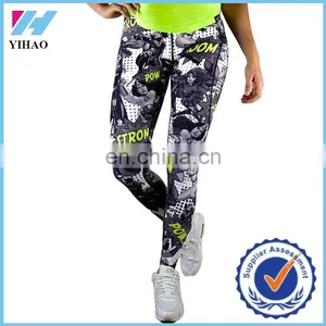 Yihao Wholessle New Fashion Gym Women's Sportswear Legging Custom Women Compression Pants Running Leggings Yoga Pants Gym Tights thumbnail-1