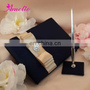 AW0706 Wedding Guest Signature Book and Pen Holder thumbnail-1