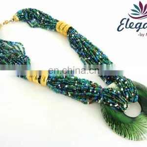 Indian Costume Jewelry-Indo Western Style Set -Imitation Jewelry-round Style Set-hand Made Jewelry thumbnail-1