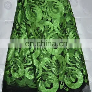 Latest Fashion Embroidery Organza Lace With Sequins(FL720) thumbnail-5