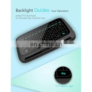 H18+ 2.4GHz Mini Wireless Keyboard Full Touchpad With 3-Level Adjustable Backlight Gaming Wireless Mouse and Wireless Keyboard thumbnail-3